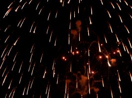 Қытайда “отты жаңбыр” жауды (видео)