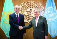 Қ.Тоқаев америкаға президенттік сапарын БҰҰ-дан бастады